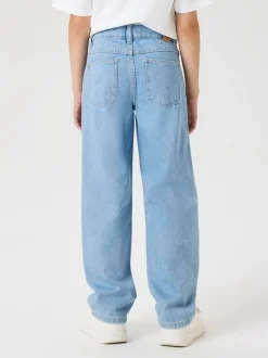 Name It Blue Rhinestone Straight Leg Jeans