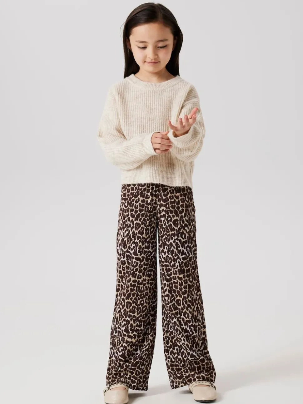 Name It Cream Short Knitted Jumper