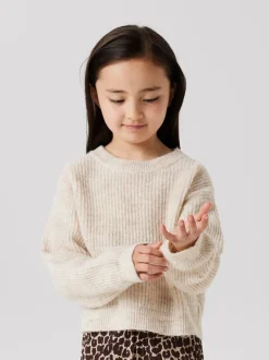 Name It Cream Short Knitted Jumper