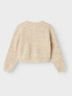 Name It Cream Short Knitted Jumper