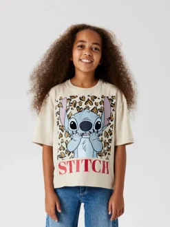 Name It Cream Stitch Graphic T-Shirt