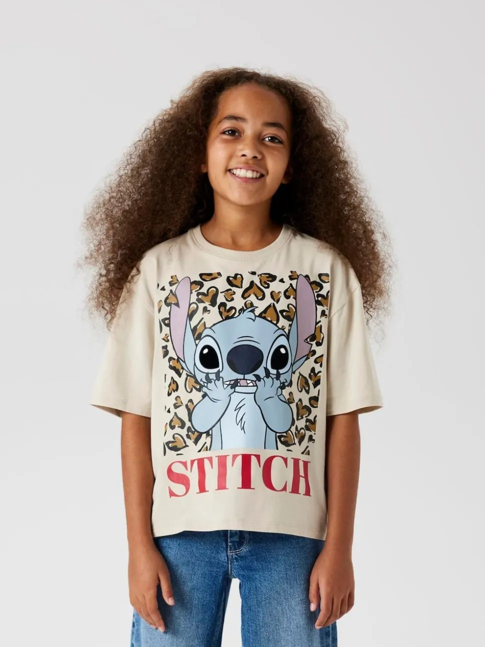 Name It Cream Stitch Graphic T-Shirt