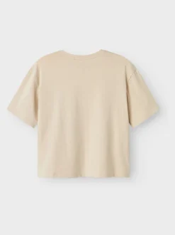 Name It Cream Stitch Graphic T-Shirt