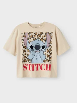 Name It Cream Stitch Graphic T-Shirt