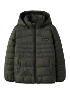 Name It Forest Green Hooded Puffer Jacket