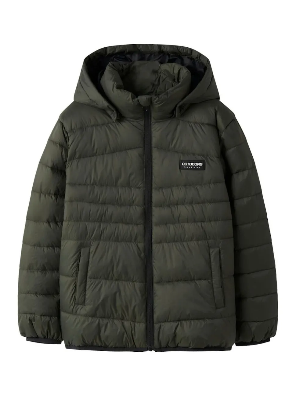 Name It Forest Green Hooded Puffer Jacket