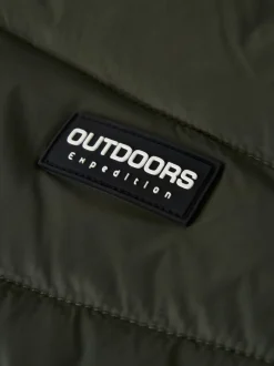 Name It Forest Green Hooded Puffer Jacket