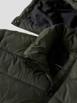 Name It Forest Green Hooded Puffer Jacket