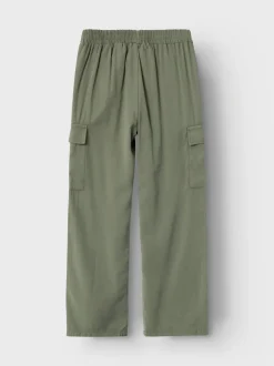 Name It Green Elasticated Waist Cargo Trousers