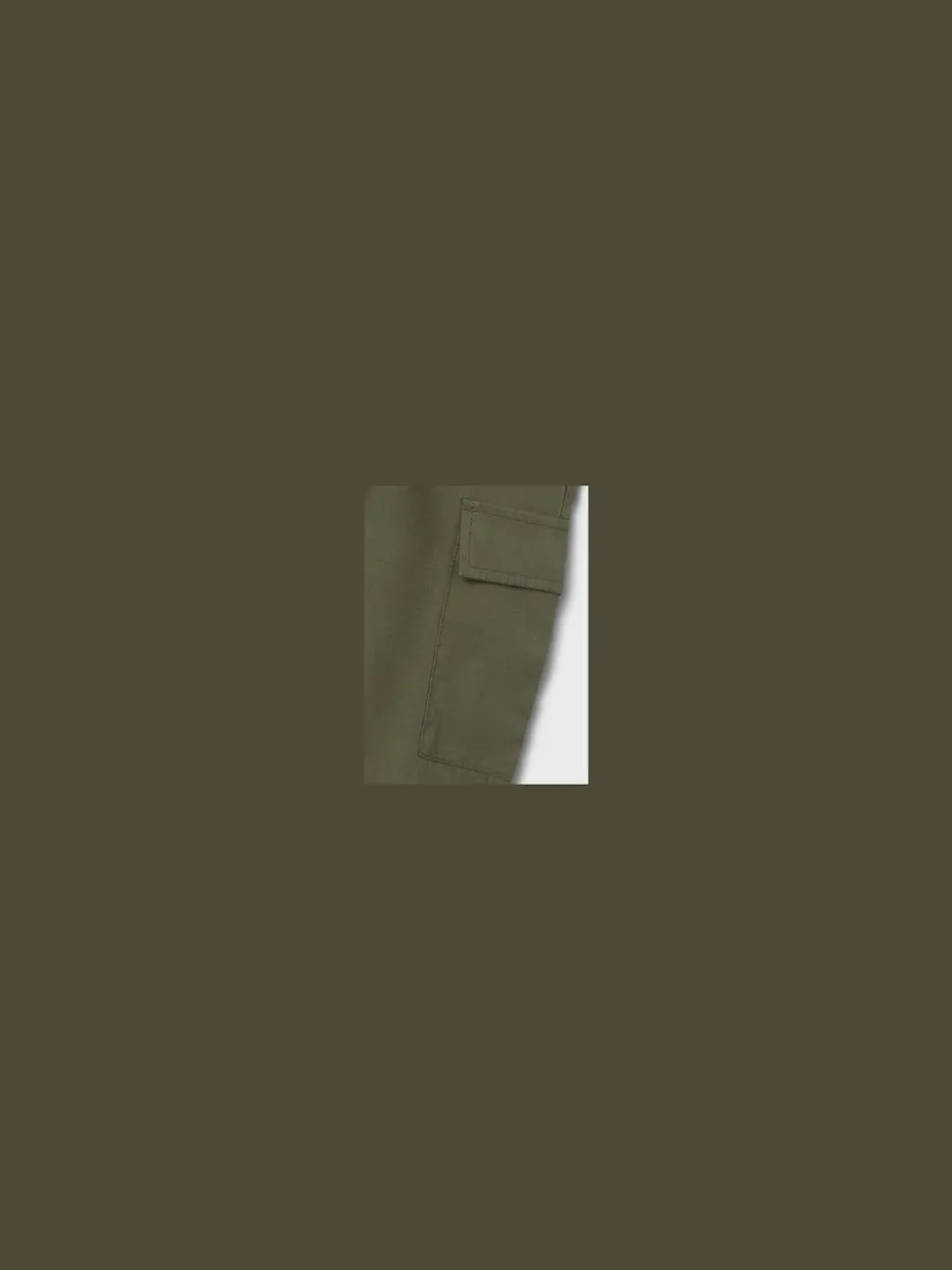Name It Green Elasticated Waist Cargo Trousers