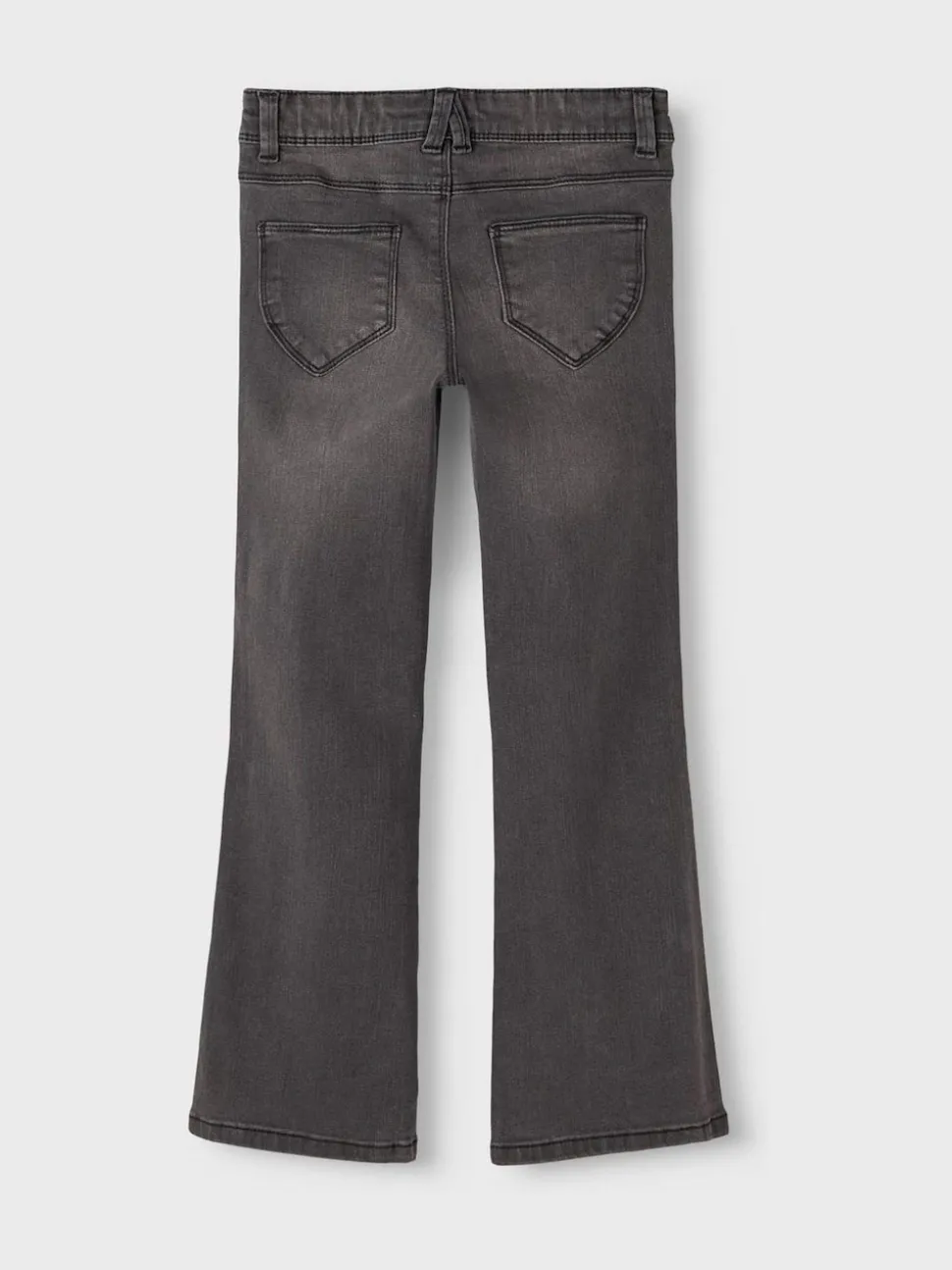 Name It Grey Girls Flare Jeans With Adjustable Waist