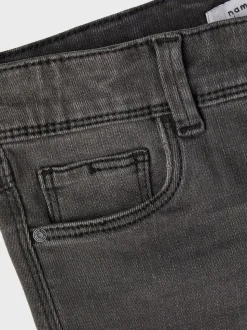 Name It Grey Girls Flare Jeans With Adjustable Waist