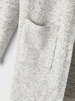 Name It Grey Open Knit Cardigan