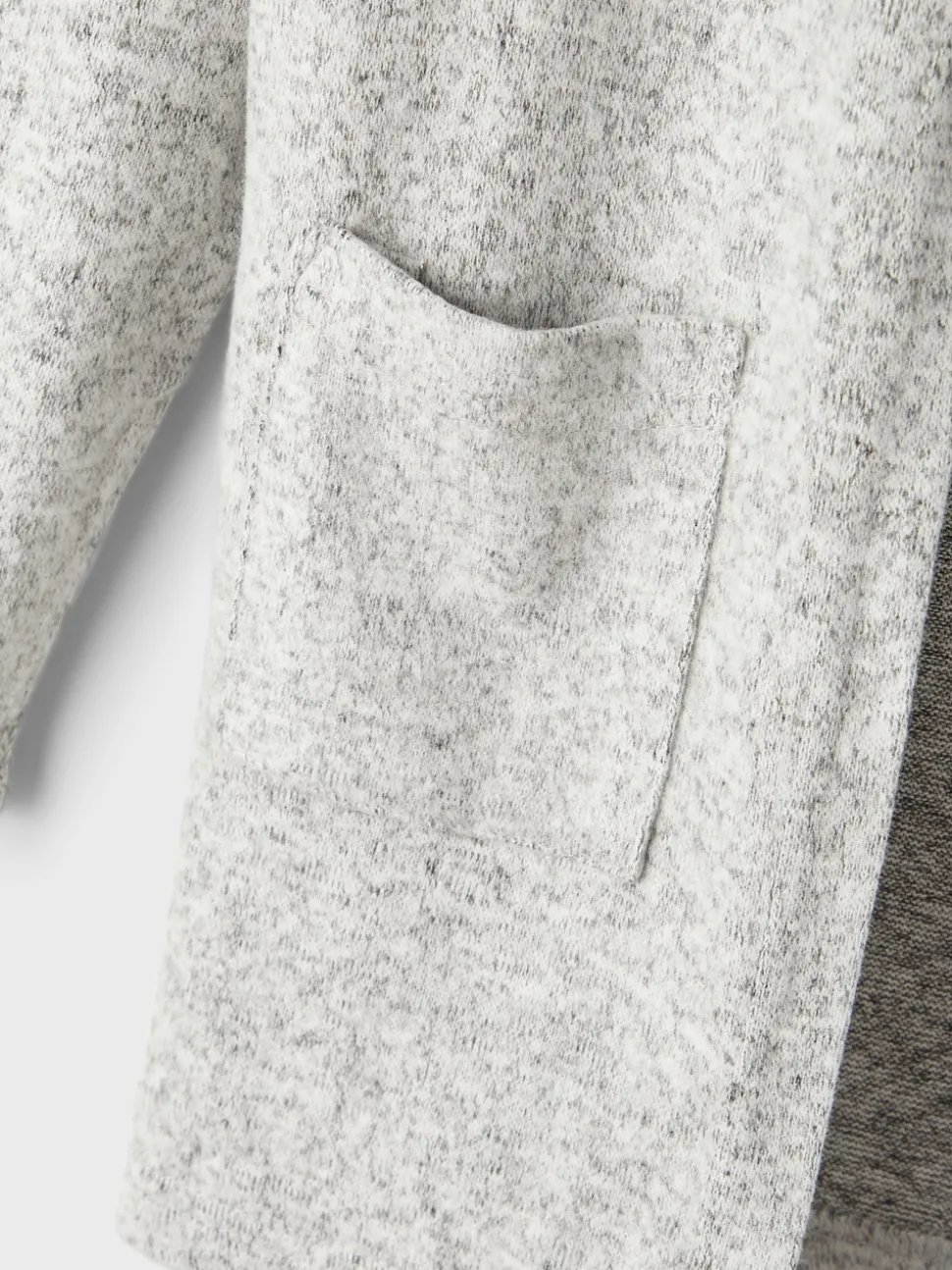 Name It Grey Open Knit Cardigan
