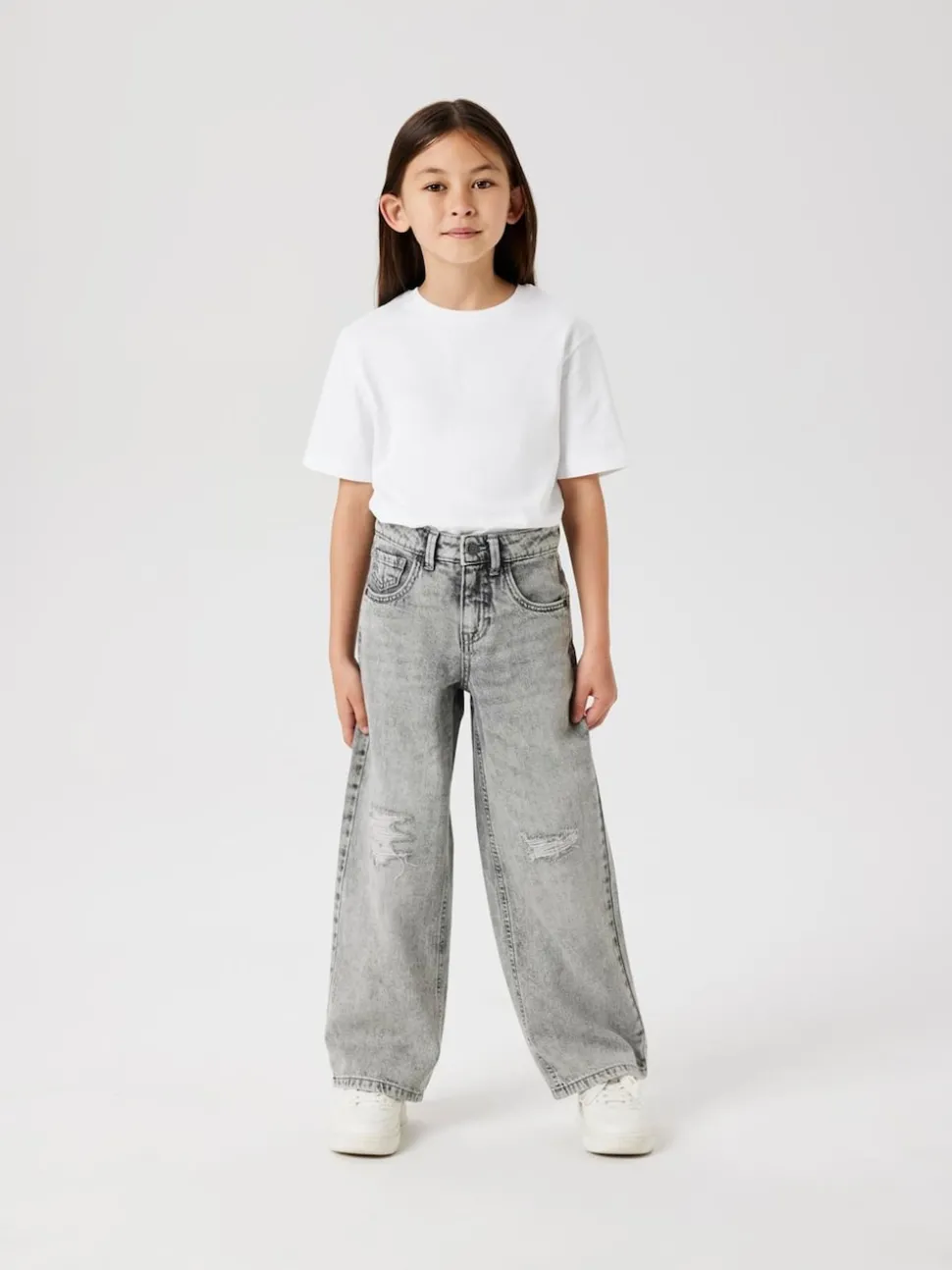 Name It Grey Wide Leg Jeans