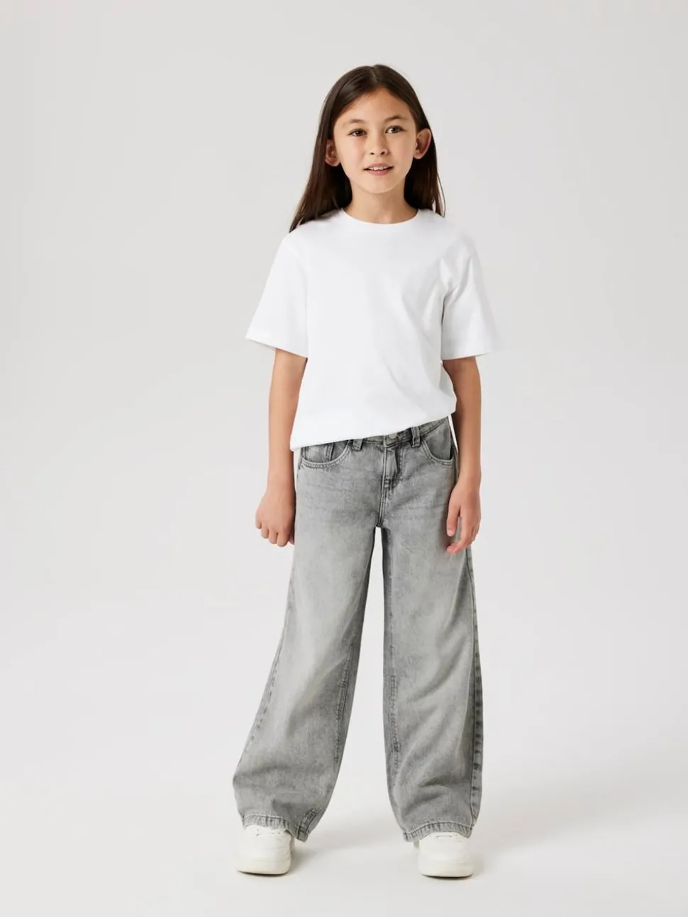Name It Grey Wide Leg Jeans