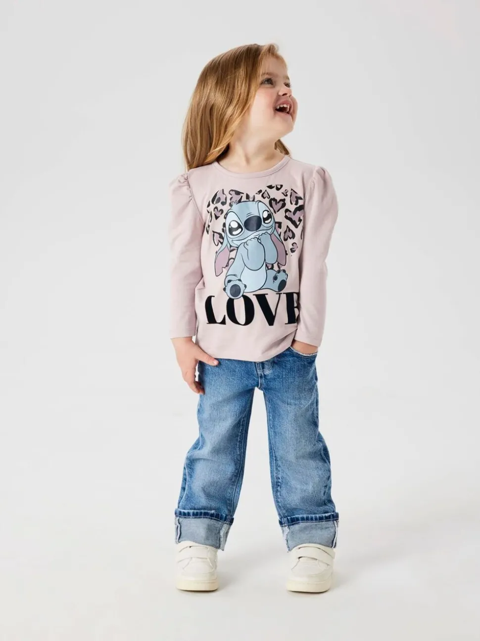 Name It Purple Disney Lilo & Stitch Graphic Long Sleeve T-Shirt