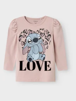 Name It Purple Disney Lilo & Stitch Graphic Long Sleeve T-Shirt