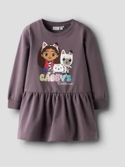 Name It Purple Gabby's Dollhouse Sweatshirt Dress
