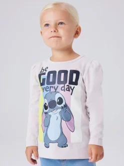 Name It Purple Stitch Long Sleeve T-Shirt