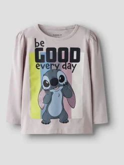 Name It Purple Stitch Long Sleeve T-Shirt