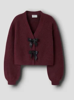 Name It Red Bow Detail Cardigan