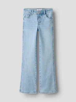 Name It Sky Blue Skinny Flared Jeans