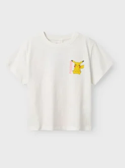 Name It White Pokemon Short Sleeve T-Shirt