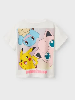 Name It White Pokemon Short Sleeve T-Shirt