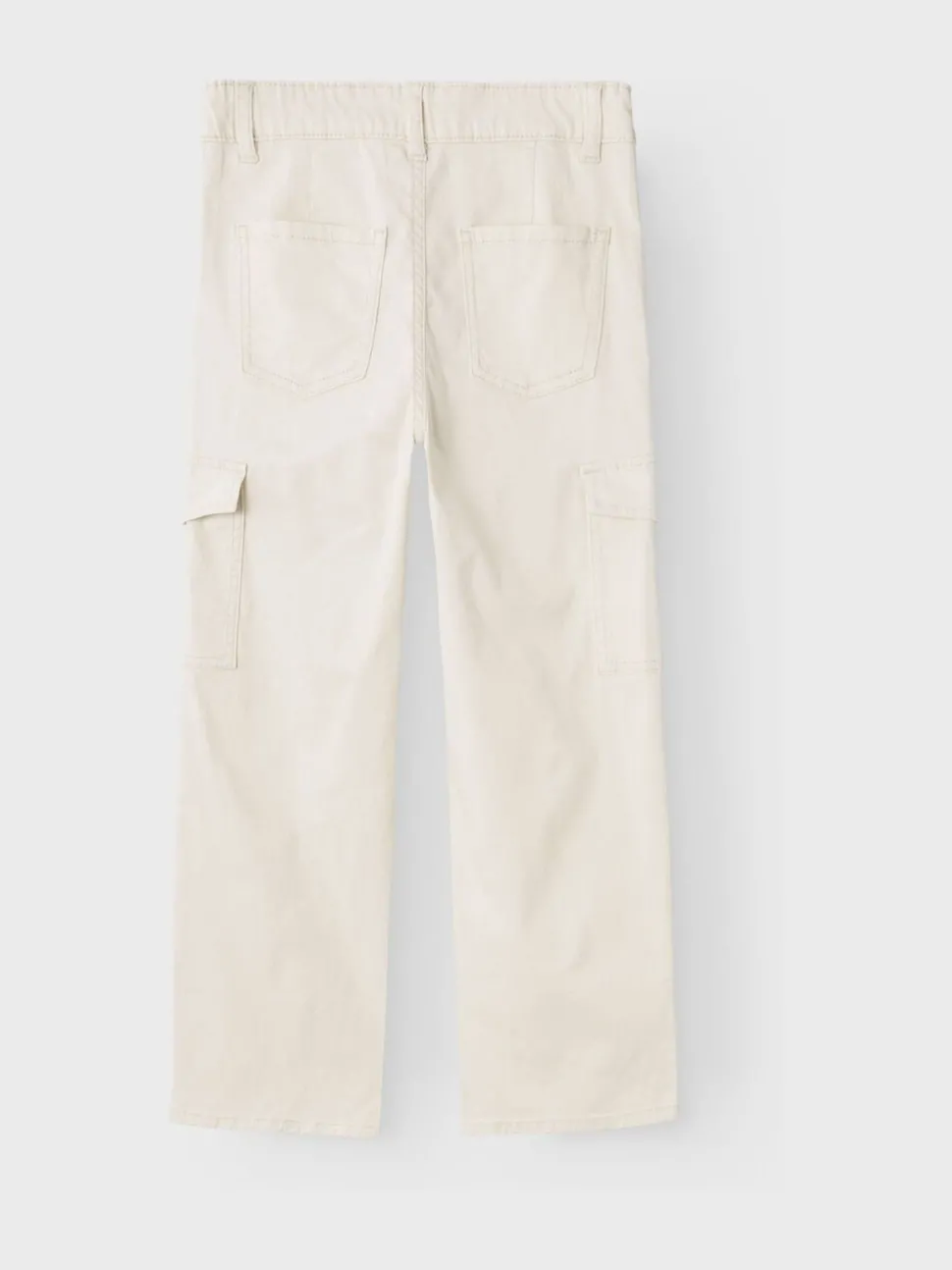 Name It White Wide Leg Cargo Trousers