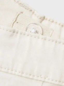 Name It White Wide Leg Cargo Trousers