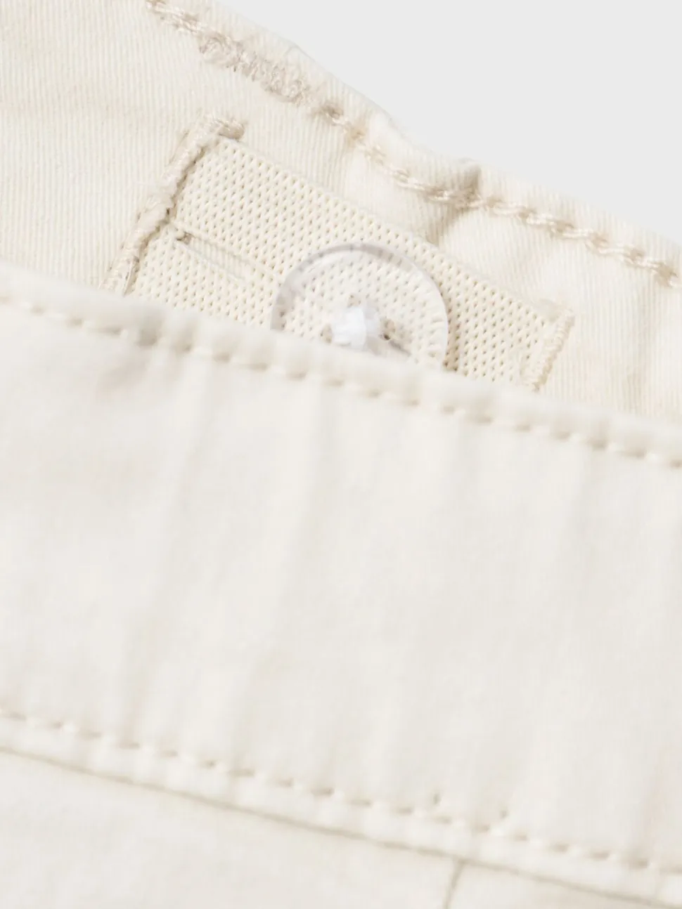 Name It White Wide Leg Cargo Trousers