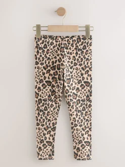 Natural Animal Print Leggings (3-16yrs)