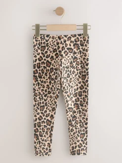 Natural Animal Print Leggings (3-16yrs)