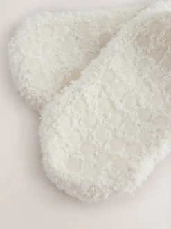 Natural Moon and Star Cosy Ankle Socks