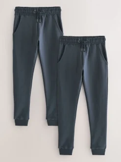 Navy Blue Skinny Fit Joggers 2 Pack (3-16yrs)