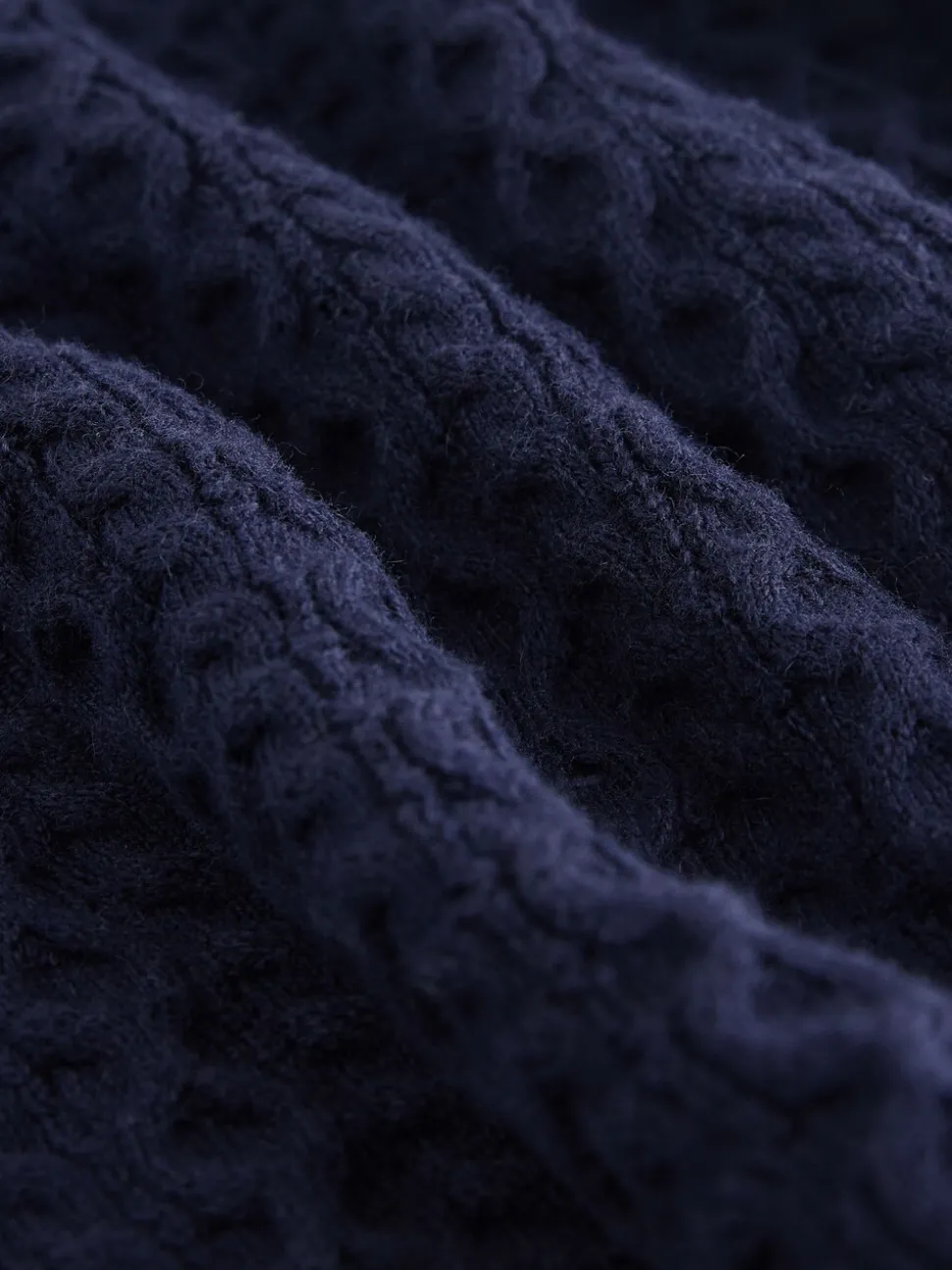 Navy Cotton Cashmere Blend Jumper (3mths-7yrs)