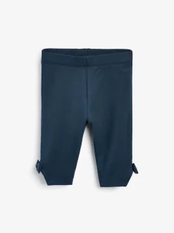 Navy Cropped Leggings (3mths-7yrs)
