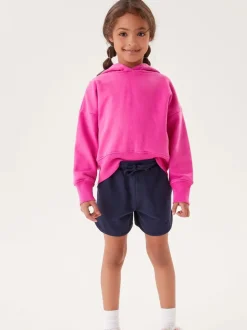 Navy Jersey Shorts (3-16yrs)