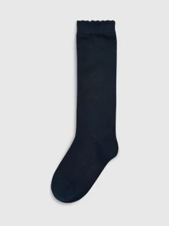 Navy 3 Pack Cotton Rich Knee High Schools Socks