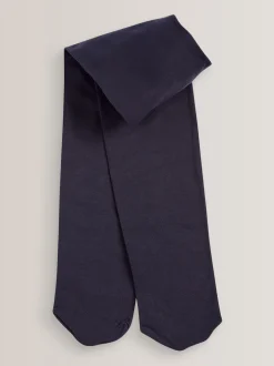 Navy Regular Length 2 Pack 40 Denier School Tights