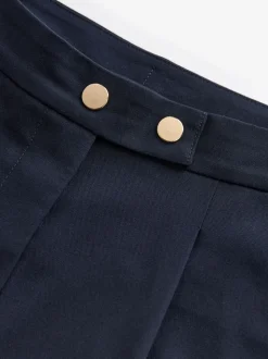Navy Regular Length Senior Wide Leg School Trousers (9-18yrs)