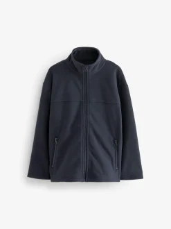 Navy Zip-Up Fleece Jacket With Pockets (3-16yrs)