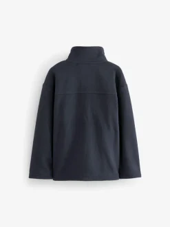 Navy Zip-Up Fleece Jacket With Pockets (3-16yrs)