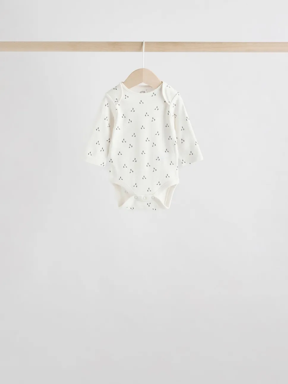 Neutral 100% Cotton Long Sleeve Baby Bodysuits 5 Pack