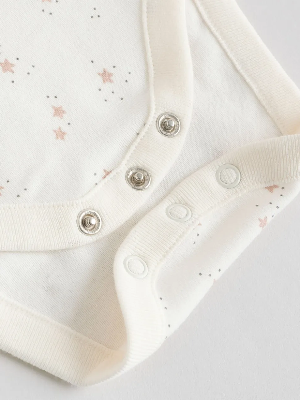 Neutral 100% Cotton Long Sleeve Baby Bodysuits 5 Pack