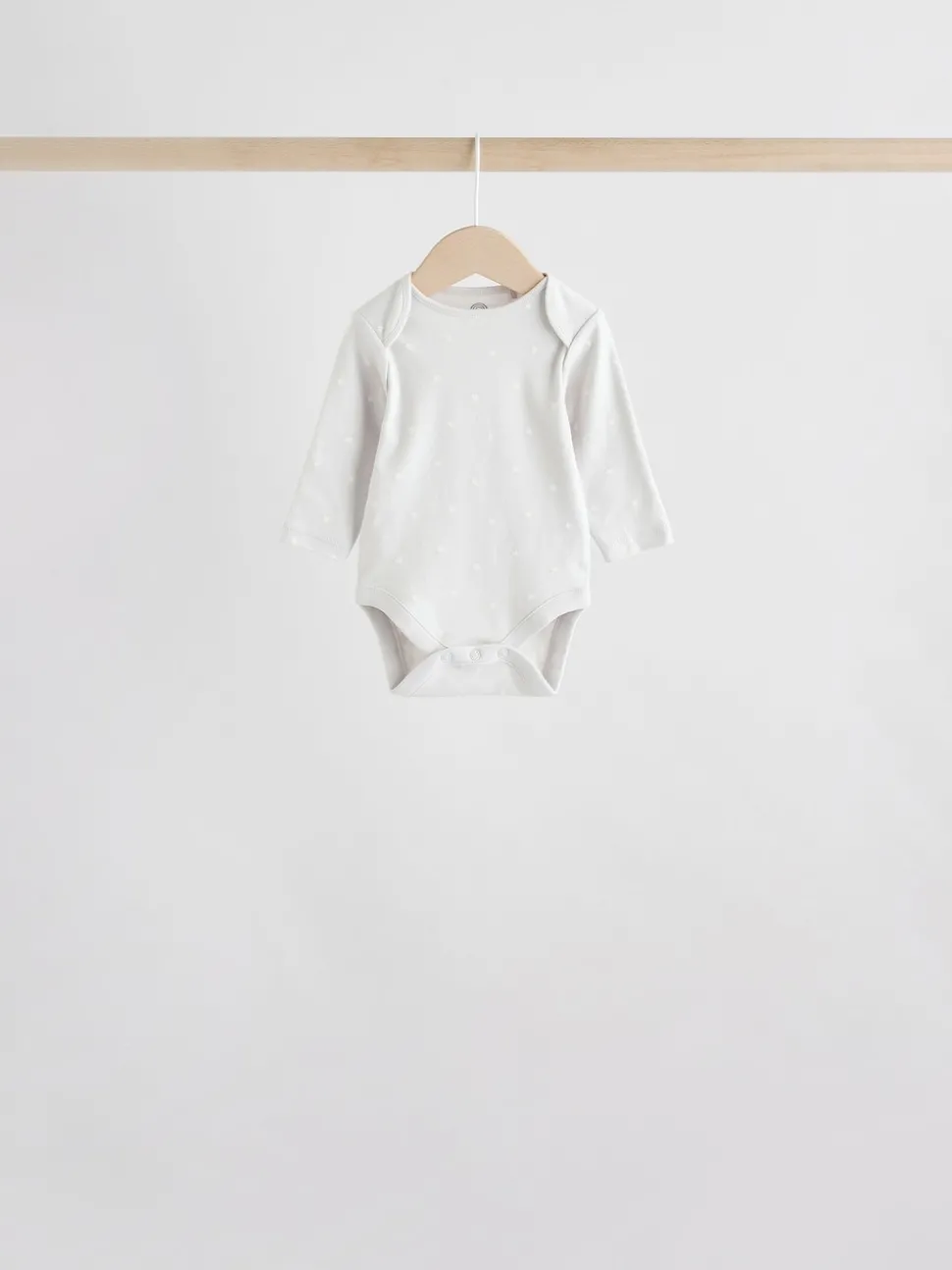 Neutral 100% Cotton Long Sleeve Baby Bodysuits 5 Pack