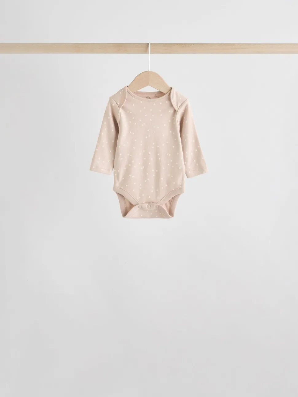Neutral 100% Cotton Long Sleeve Baby Bodysuits 5 Pack