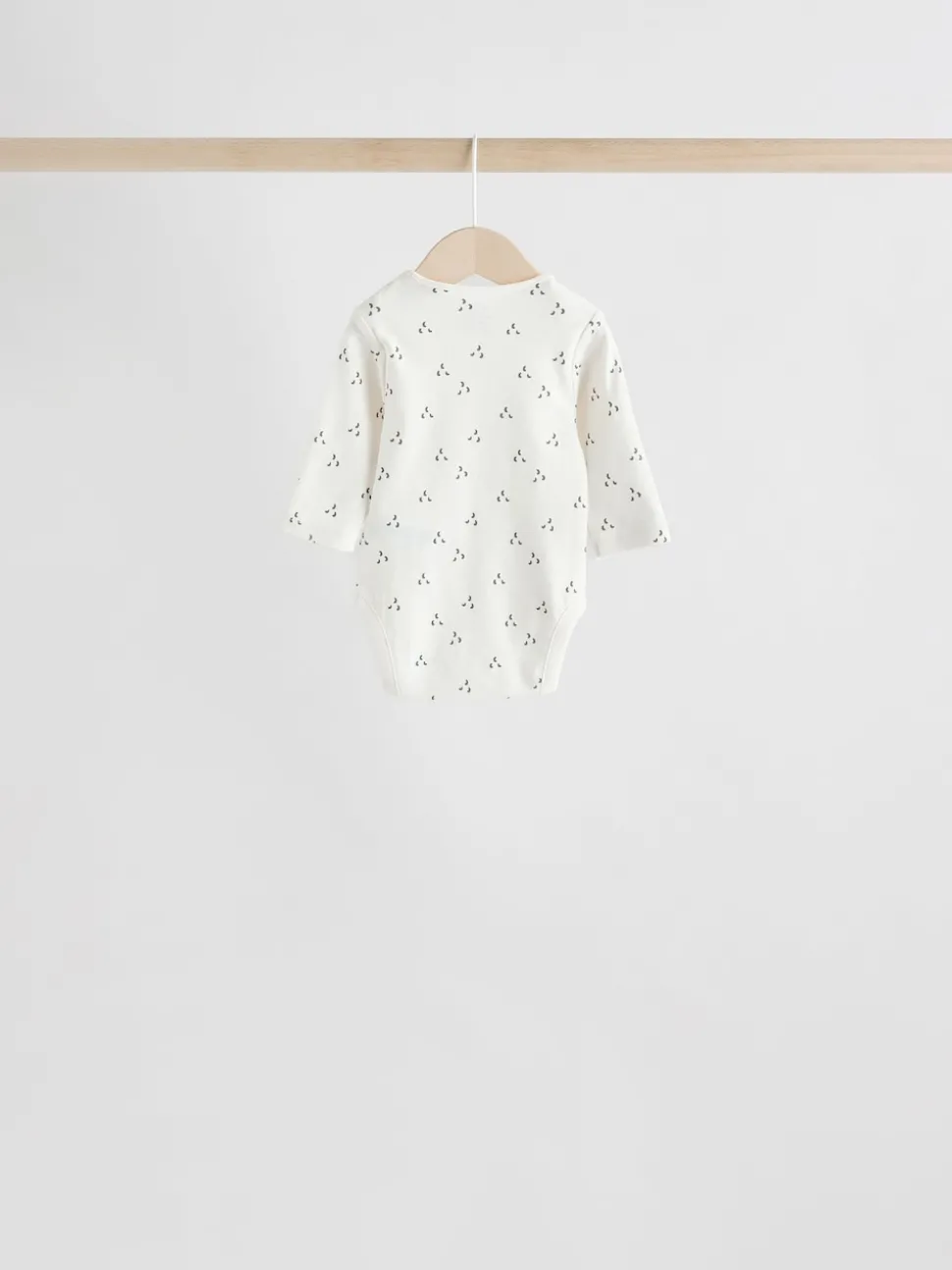 Neutral 100% Cotton Long Sleeve Baby Bodysuits 5 Pack