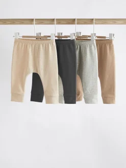 Neutral Baby Leggings 4 Pack (0mths-2yrs)